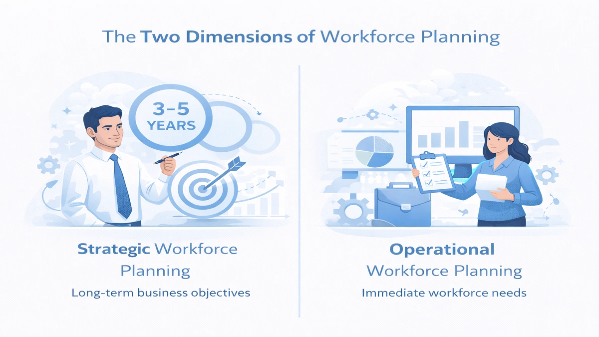 Two dimensions of workforce planning