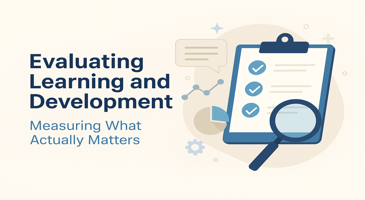 Learning Evaluation the organizations need to know